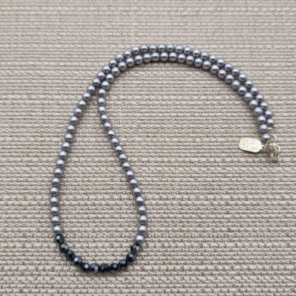 15 Inches Sterling Silver Simple Handmade Necklace B541